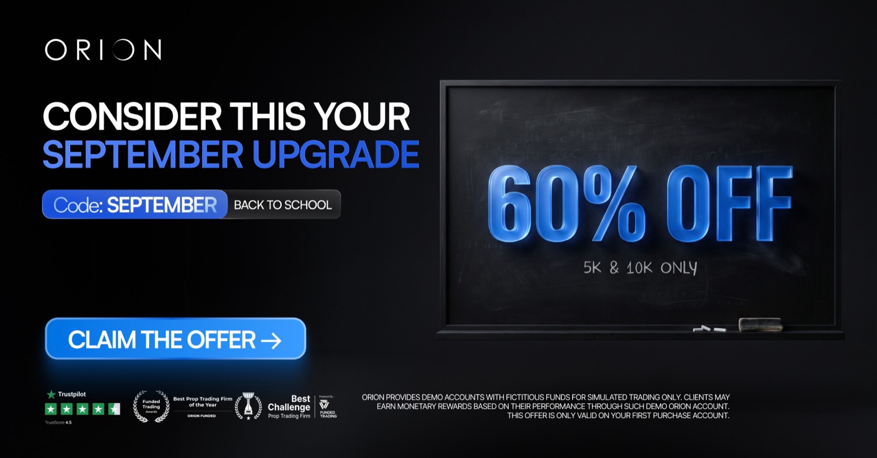 Orion Back to School, campaign by Upform.work